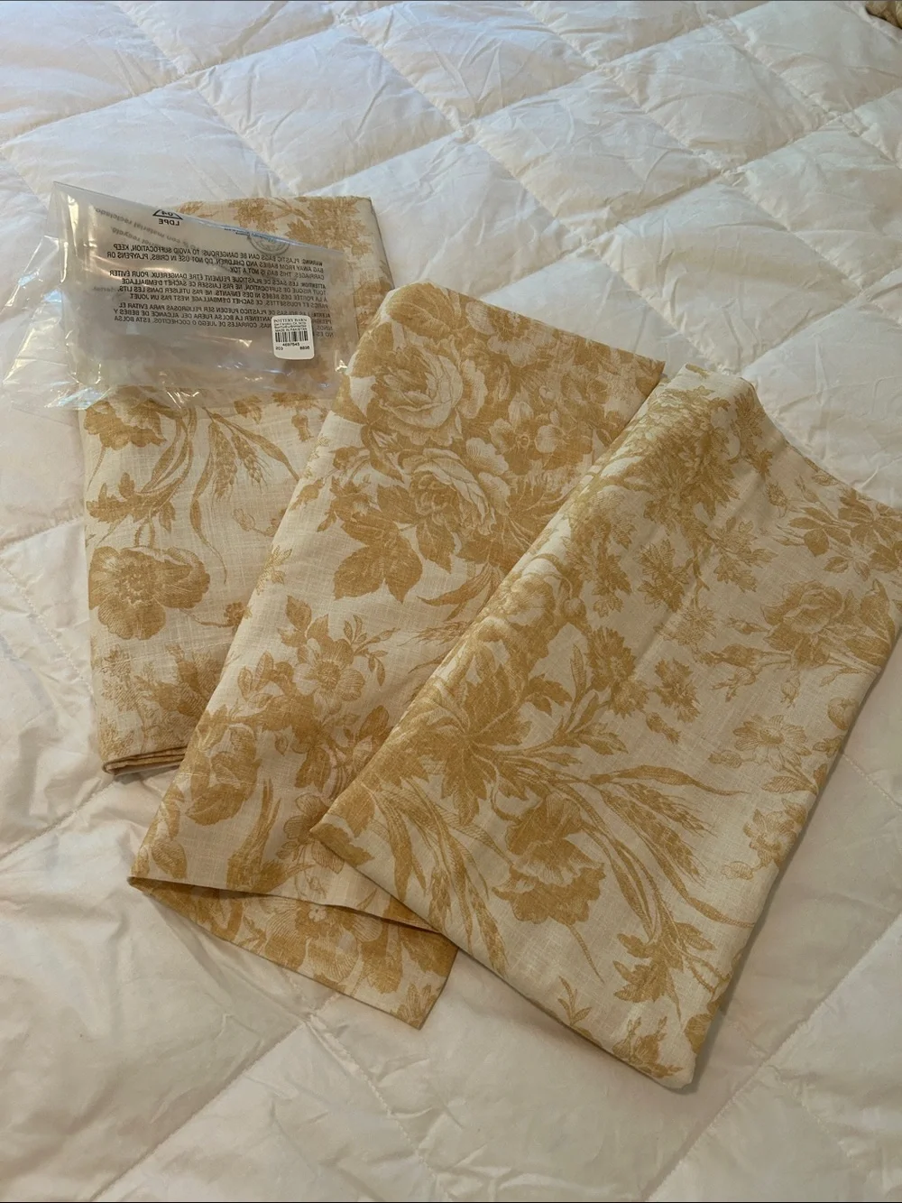 3 Pottery Barn Toile Euro Shams